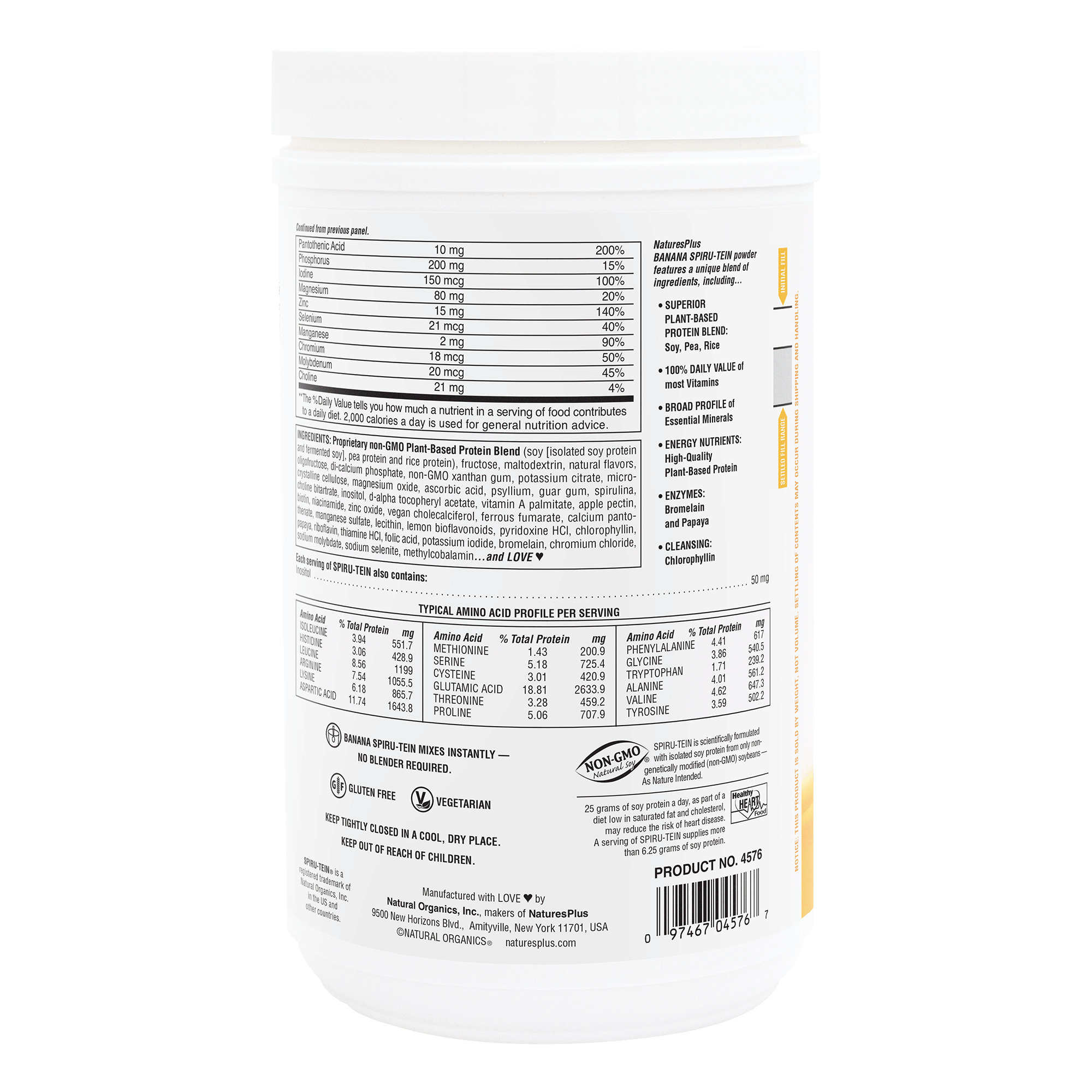 Natures Plus Spiru-tein Banana Packet 1.2oz
