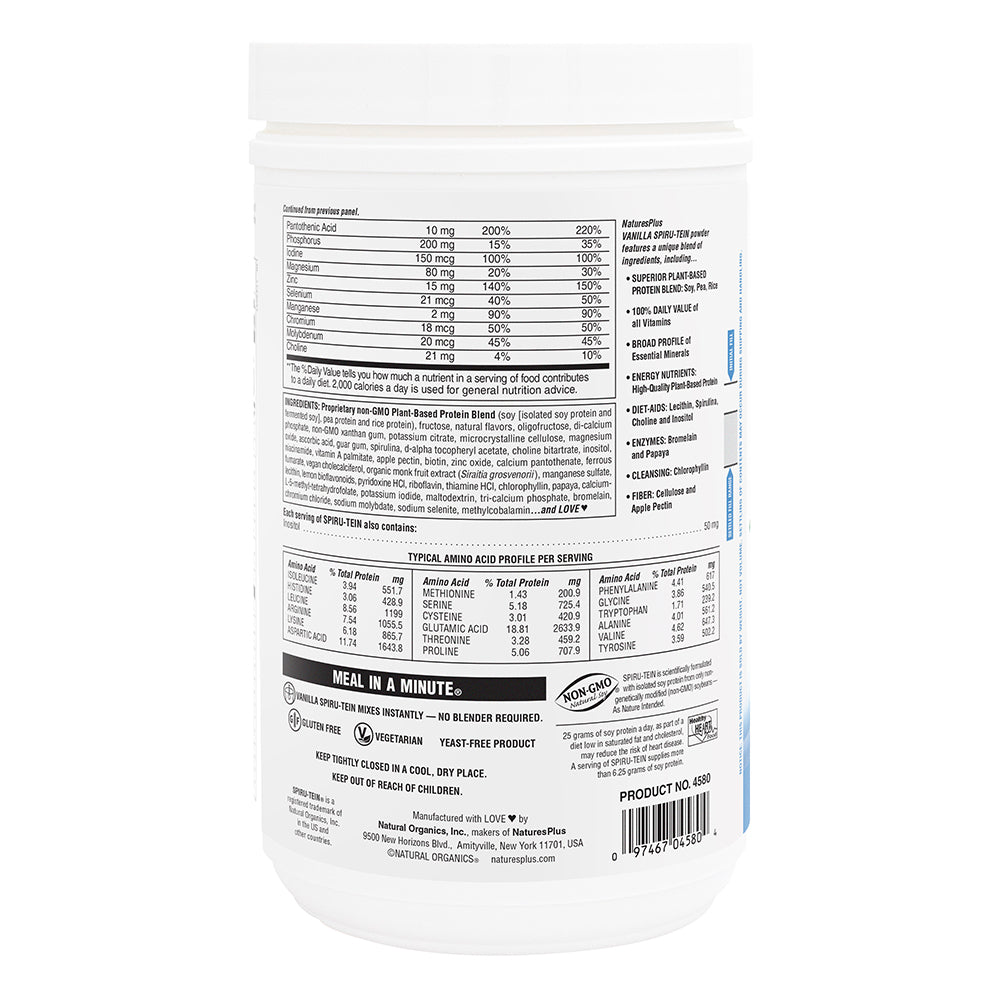 Natures Plus Spiru Van 1.2lb-[HealthWay]