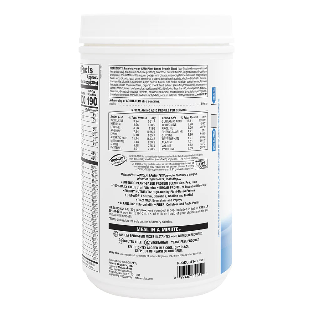 Natures Plus Spiru Van 2.4lb-[HealthWay]