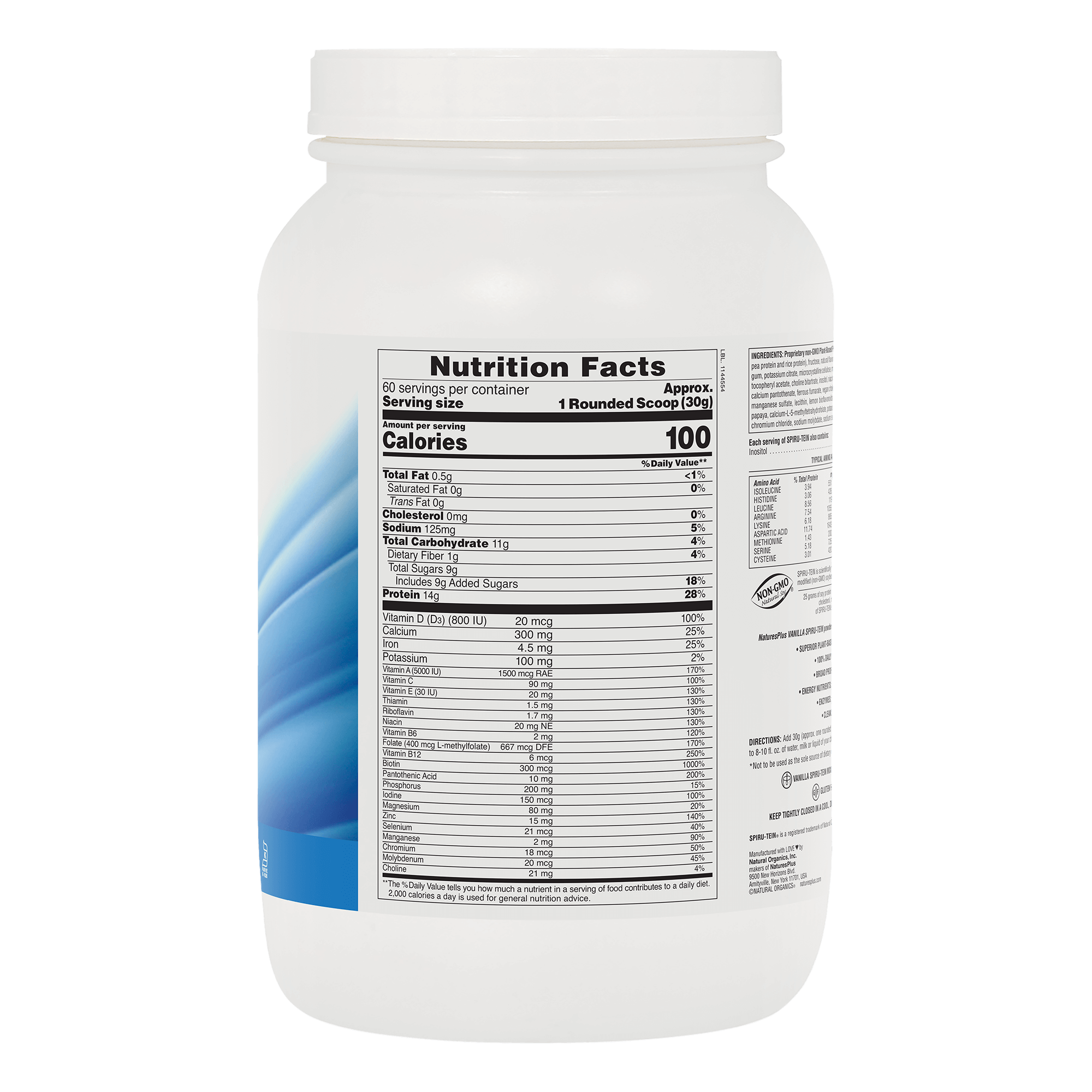 Natures Plus Spiru-tein Vanilla Packet 1oz