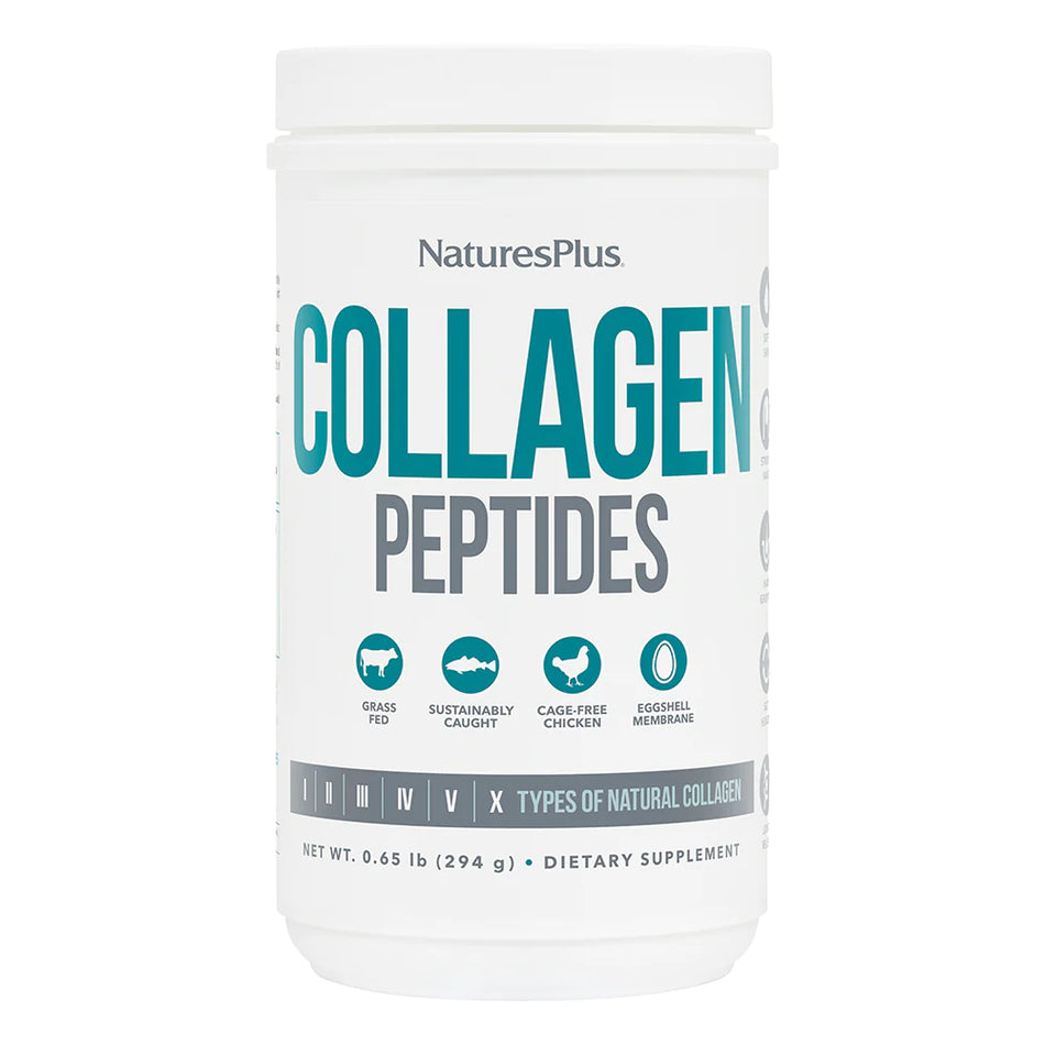 Natures Plus Collagen Peptides .65lb-[HealthWay]