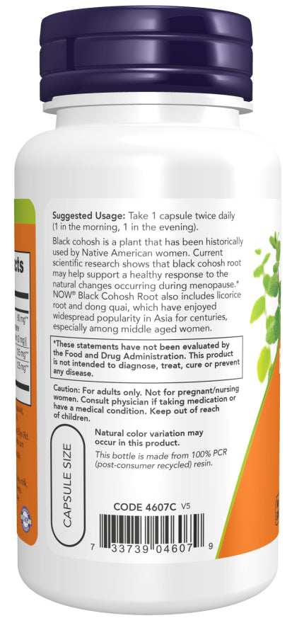 Now Black Cohosh Root 80mg 90ct-[HealthWay]