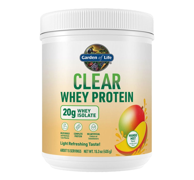Garden of Life Clear Whey Protein Mango Mist 15.3oz