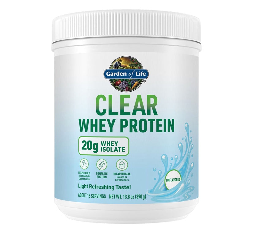 Garden of Life Clear Whey Protein Unflavored 15.3oz