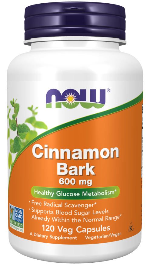 Now Cinnamon Bark 120cp-[HealthWay]