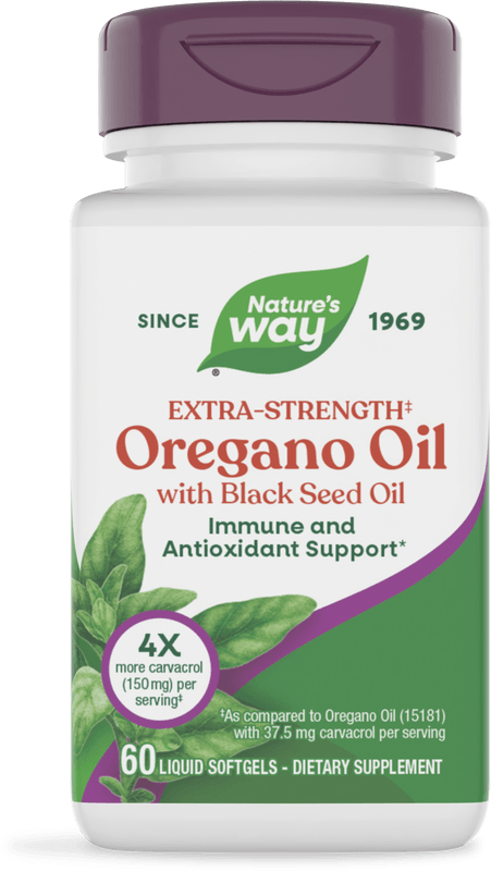 Natures Way Oregano Oil Extra Strength 60sg