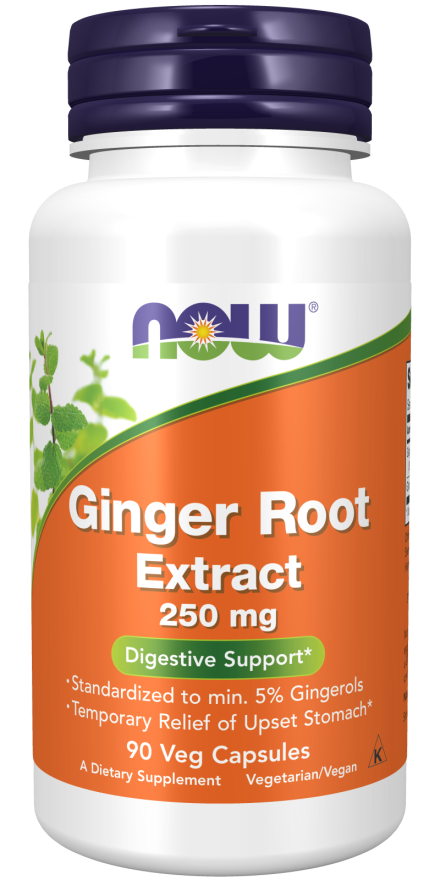 Now Ginger Root Ext 250mg 90vc-[HealthWay]