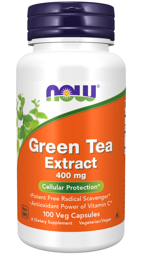 Now Green Tea Ext 400mg 100cp-[HealthWay]