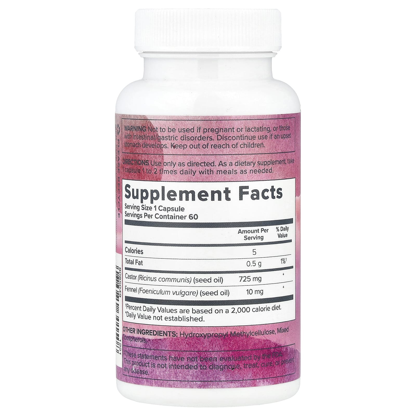 Heritage Castor Oil 60sg