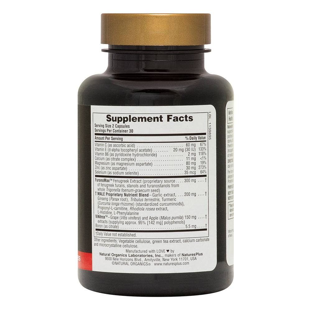 Natures Plus T Male 60cp-[HealthWay]
