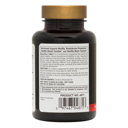 Natures Plus T Male 60cp-[HealthWay]
