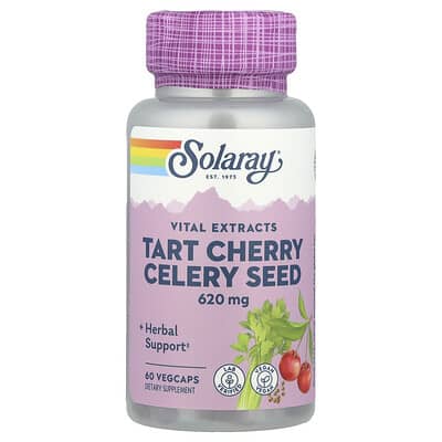 Solaray Tart Cherry & Celery Seed 60cp