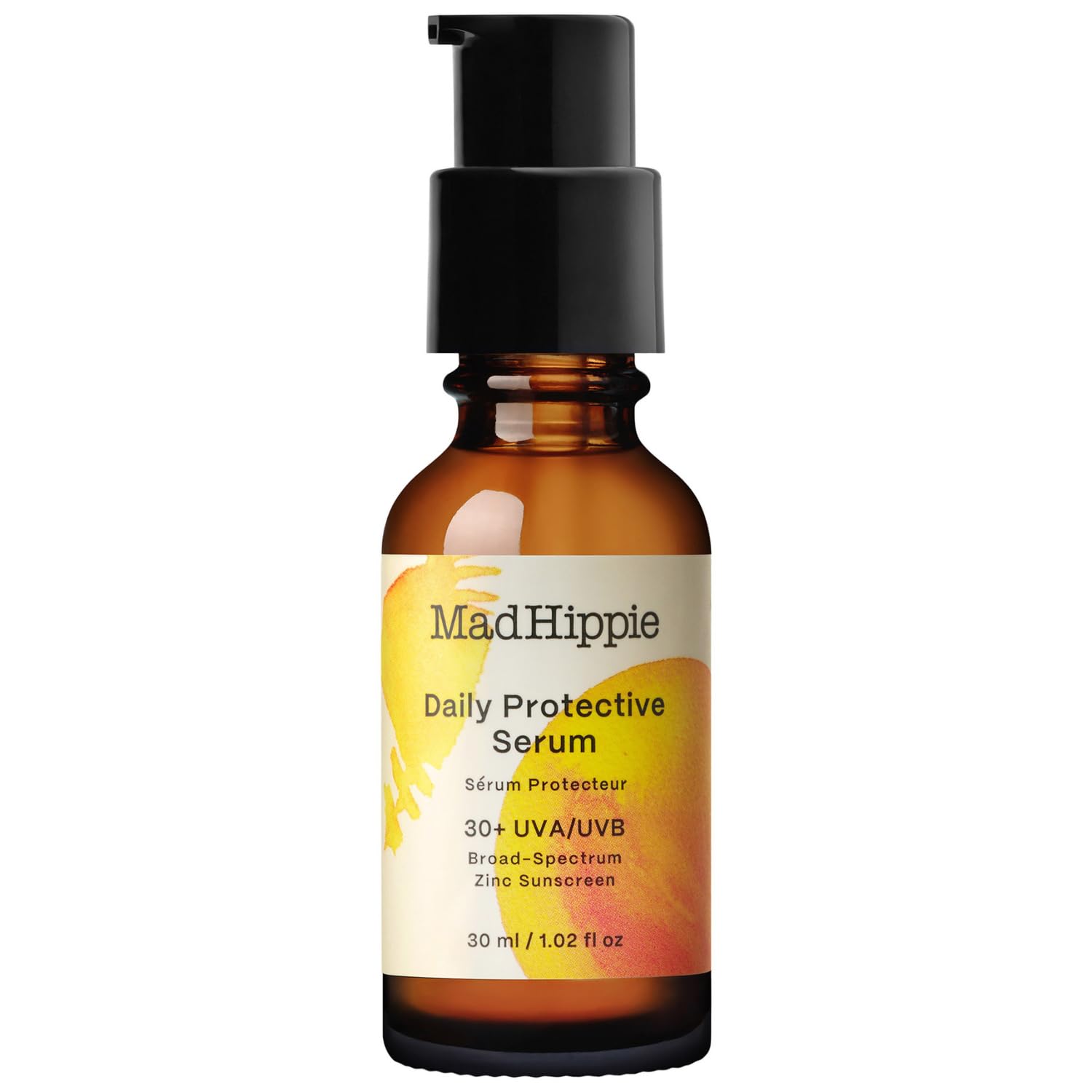 Mad Hippie Daily Protective Serum bottle on a white background