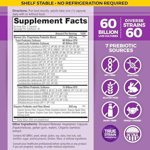Vital Flora Womens 55 Probiotic 60B 30cp