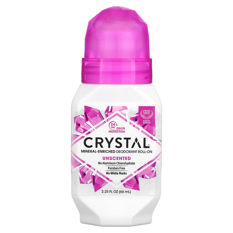 Crystal Deo Roll On Uns 2.25oz-[HealthWay]