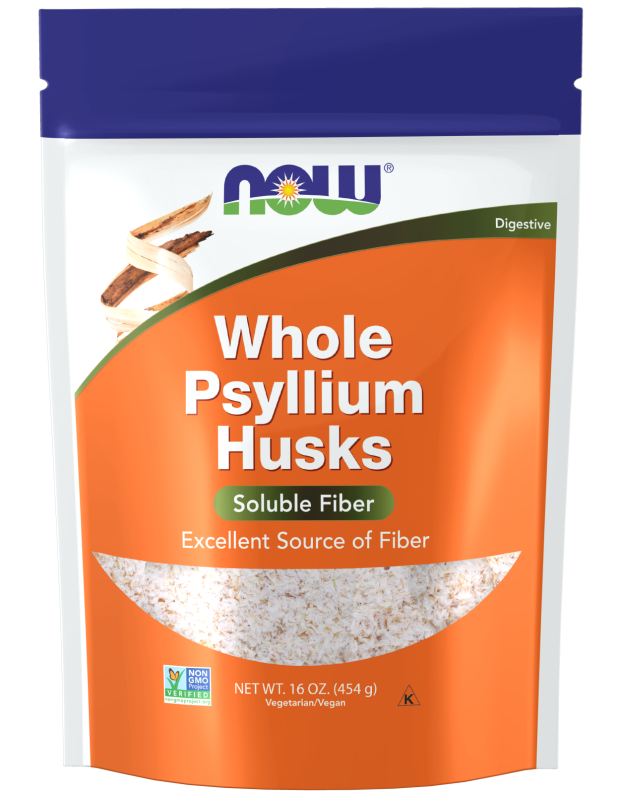 Now Psyllium Whole Husks 16oz-[HealthWay]