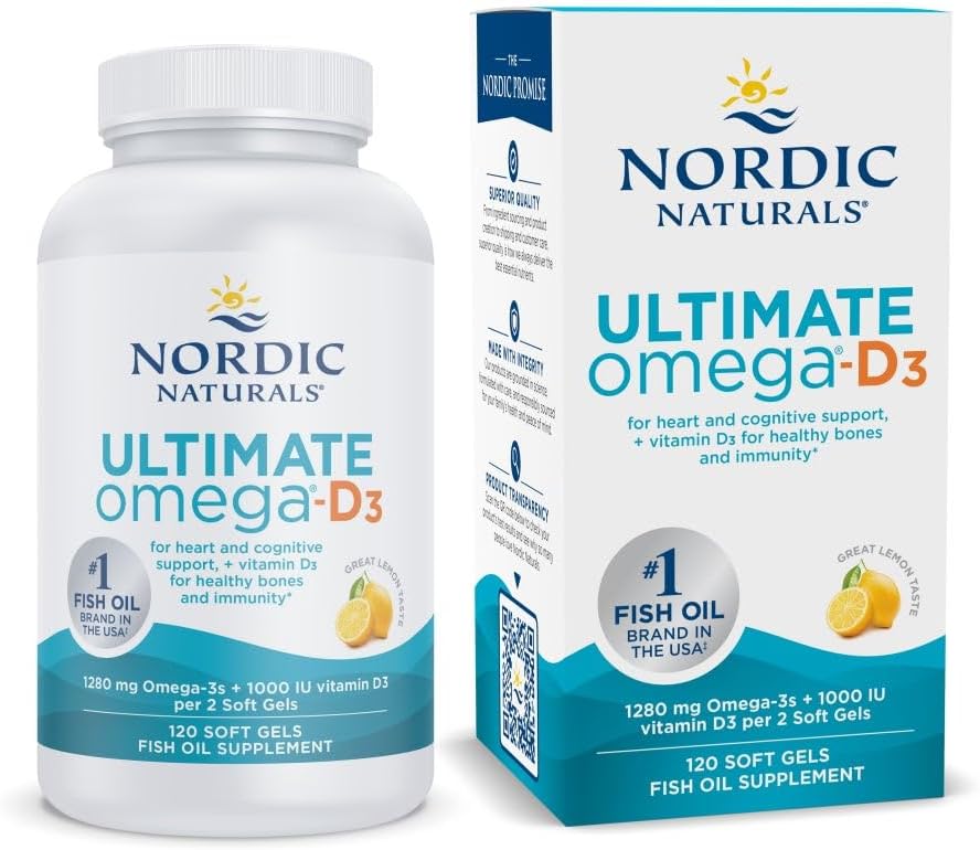 Nordic Naturals Ultimate Omega D3 120sg