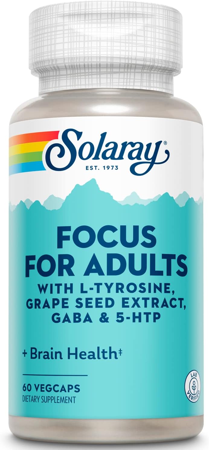 Solaray Focus for Adults 60cp