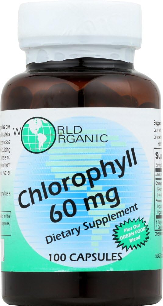 World Org Chlorophyll 60mg 100cp