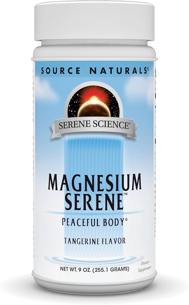 Source Naturals Magnesium Serene Tangerine 9oz