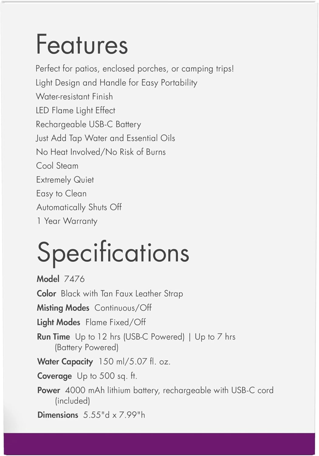 Now FireMist Lantern Diffuser