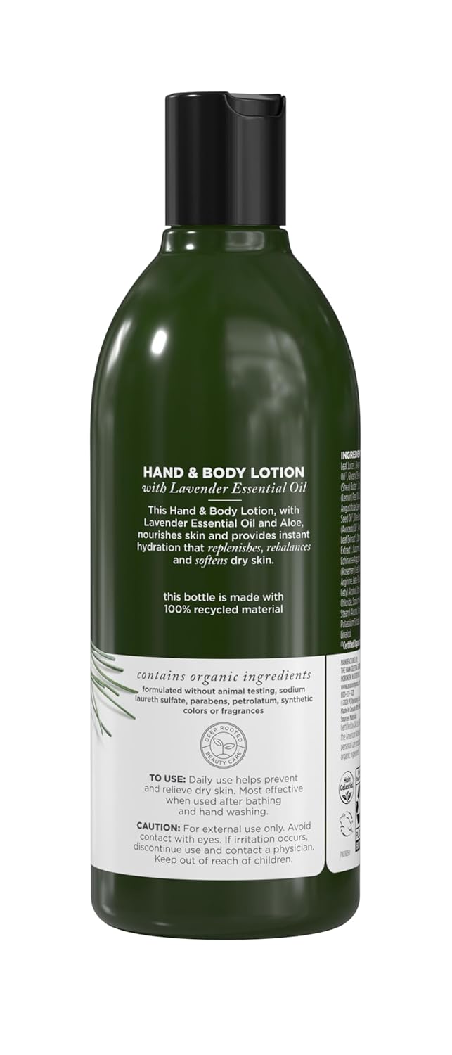 Side Label Avalon Lavender Lotion 12oz 