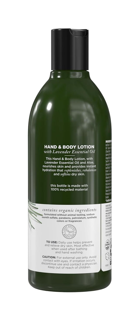 Side Label Avalon Lavender Lotion 12oz 