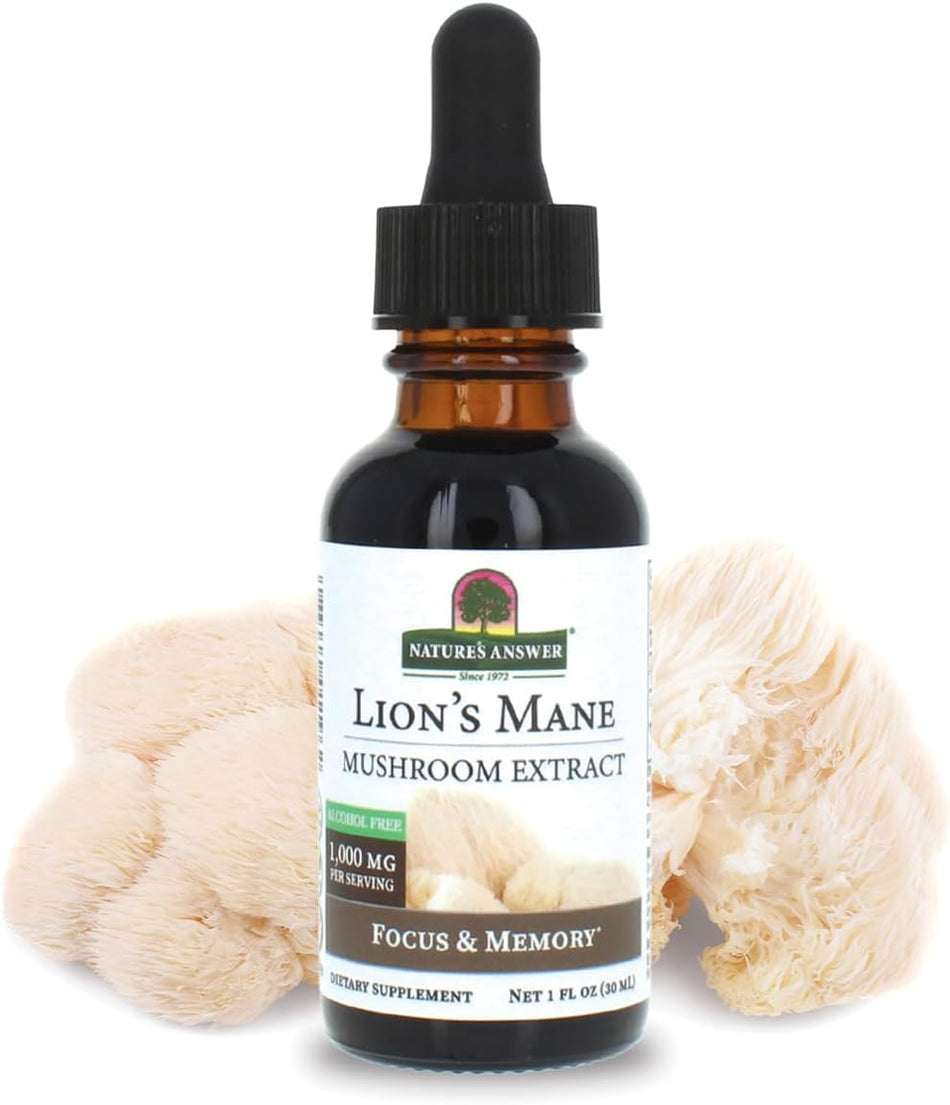 Natures Answer Lions Mane Alcohol Free 1oz