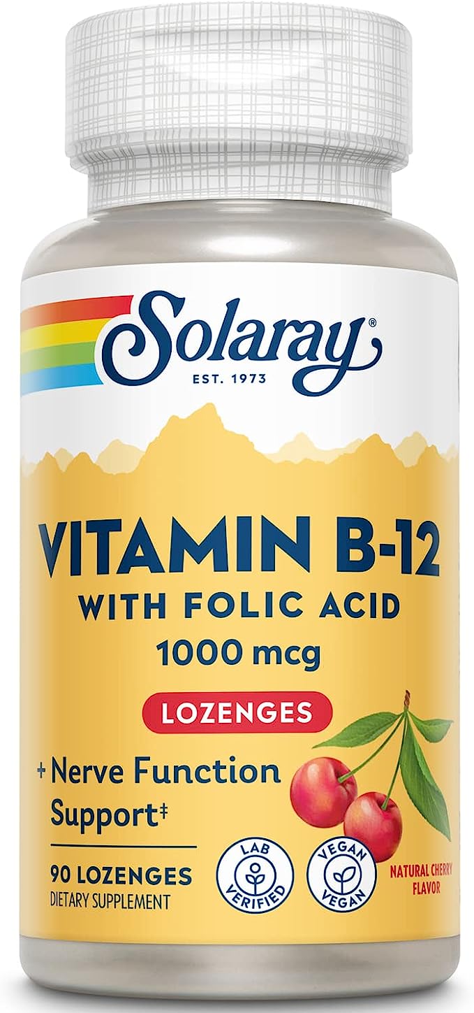 Solaray B-12 1000mcg 90lz-[HealthWay]