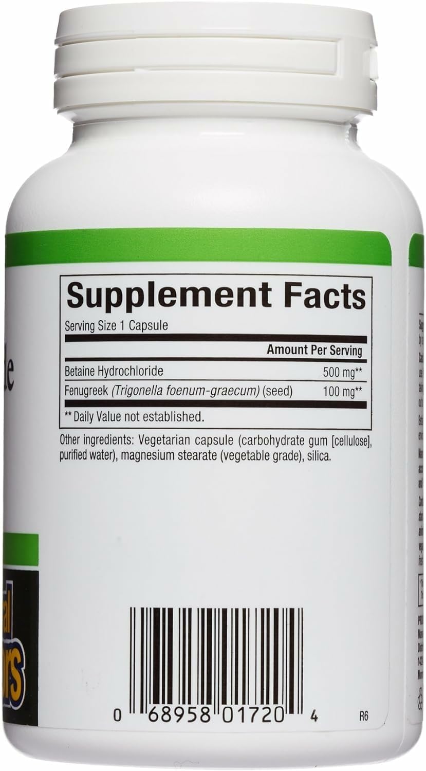 Natural Factors Betaine HCL 90cp