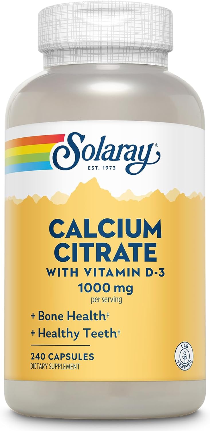 Solaray Calcium Citrate w/D 240cp