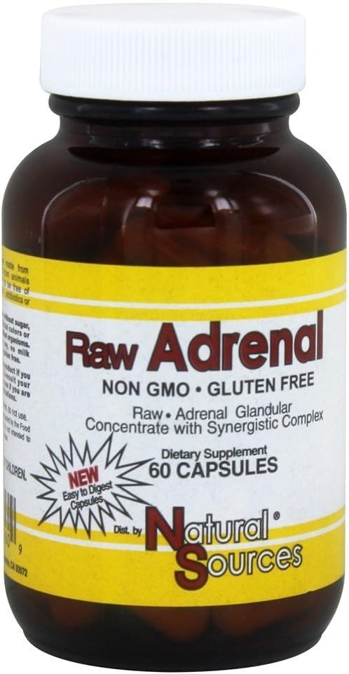 Natural Sources Raw Adrenal 60tb-[HealthWay]