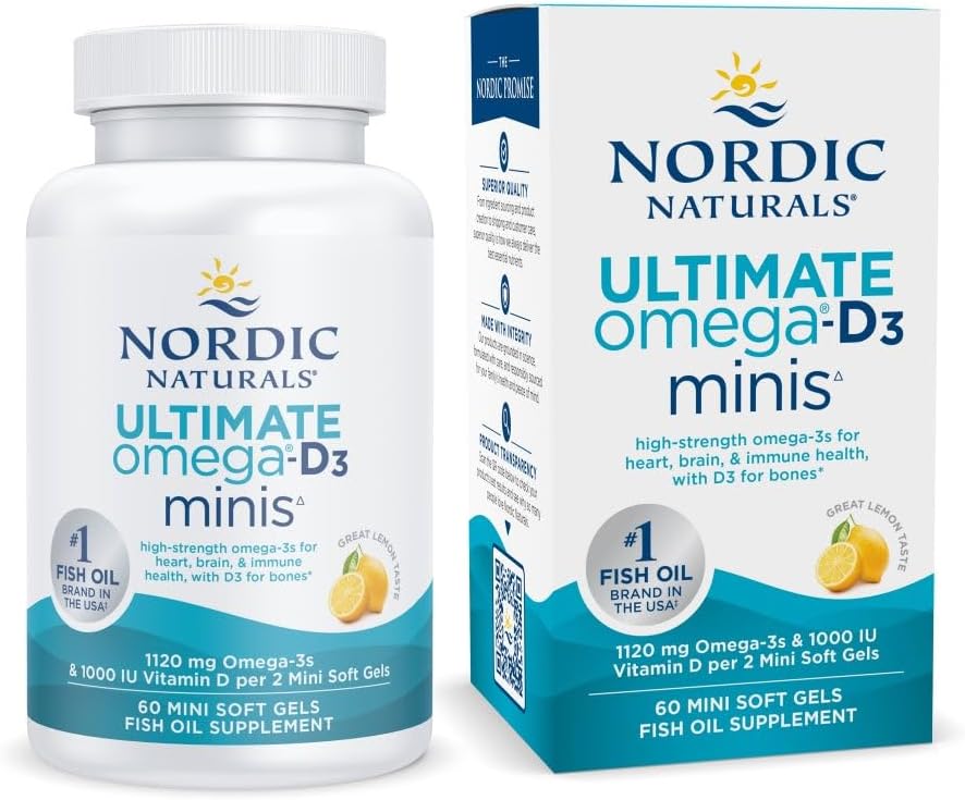 Nordic Naturals Ultimate Omega D3 Mini 60sg