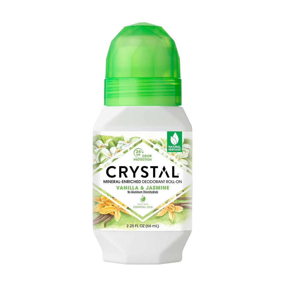 Crystal Deodorant Roll On Vanilla Jasmine 2.25oz