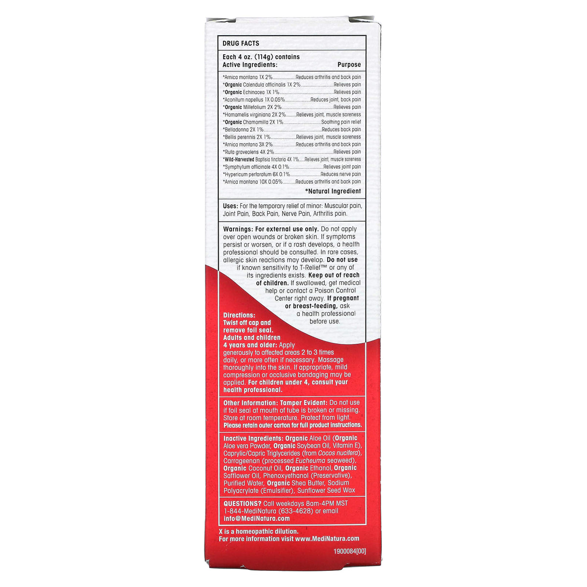 Medinatura T Relief Pain Ointment 3.5oz-[HealthWay]