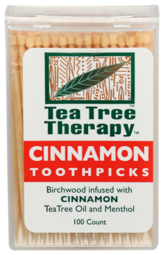 Tea Tree Therapy Cinnamon Toothpicks