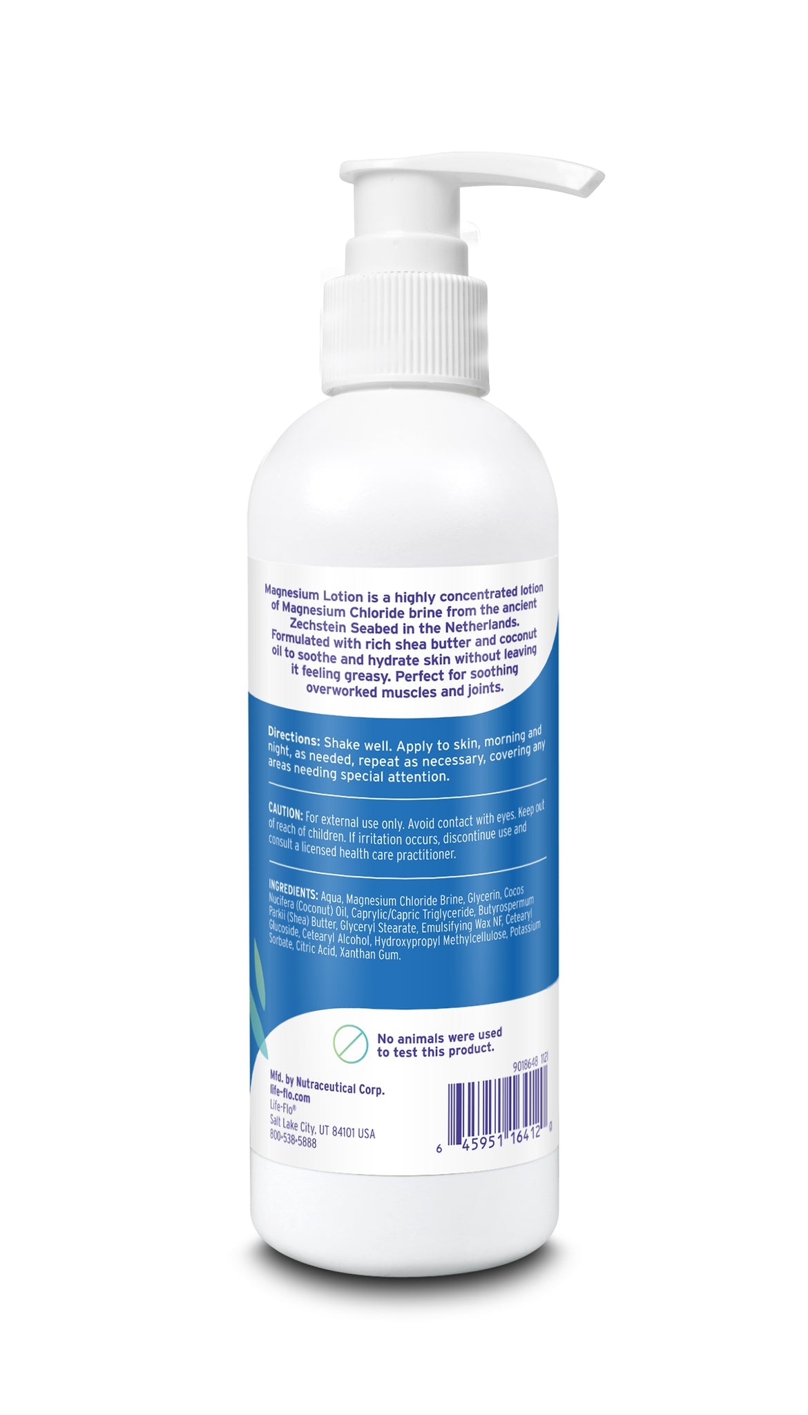 Life-Flo Magnesium Lotion Unscented 8oz-[HealthWay]