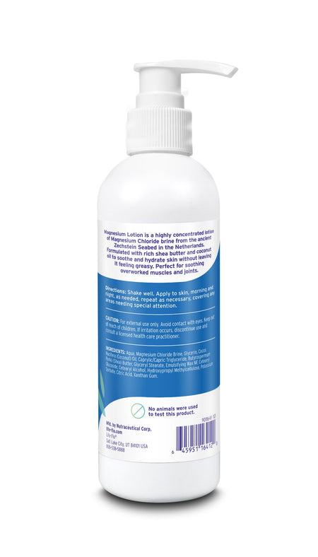 Life-Flo Magnesium Lotion Unscented 8oz-[HealthWay]