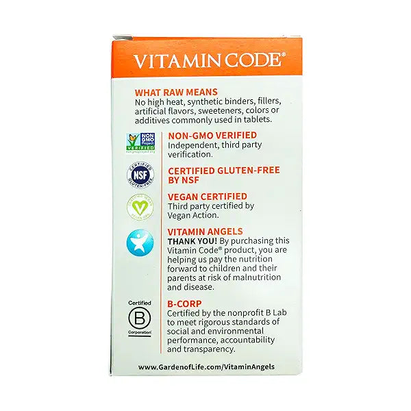 Garden of Life Vitamin Code Raw Vitamin C 60cp