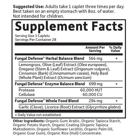 Garden of Life Fungal Defense 84Tb-[HealthWay]