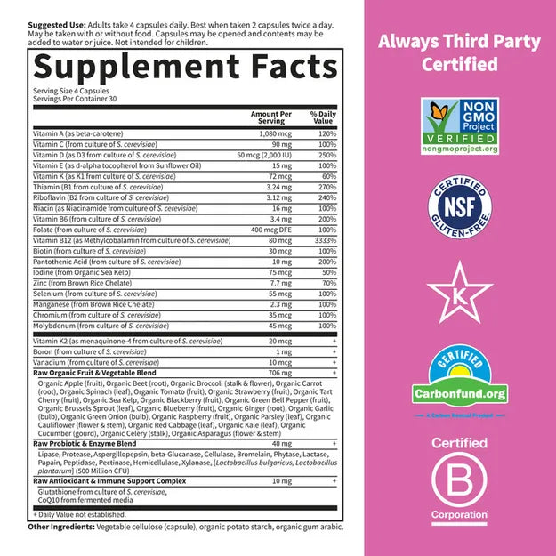 Garden Of Life Vit Code 50+Women 120cp-[HealthWay]