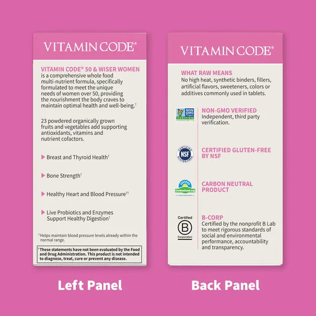 Garden Of Life Vit Code 50+Women 120cp-[HealthWay]