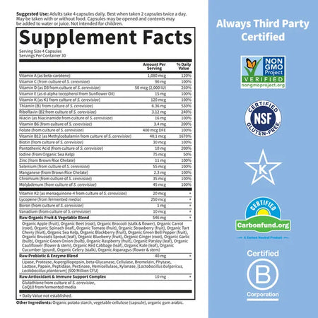 Garden Of Life Vit Code 50+Men 120cp-[HealthWay]