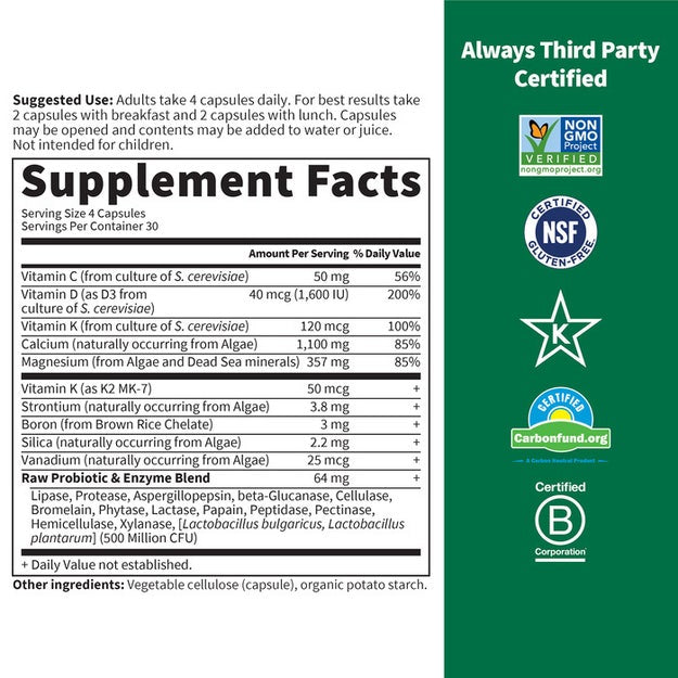 Garden Of Life Vit Code Raw Calcium 120cp-[HealthWay]