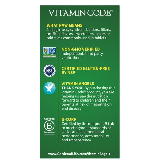 Garden Of Life Vit Code Raw Calcium 120cp-[HealthWay]