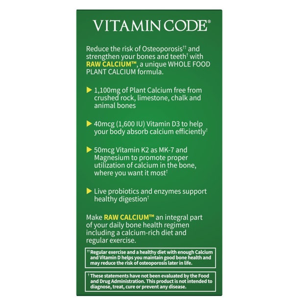 Garden Of Life Vit Code Raw Calcium 120cp-[HealthWay]