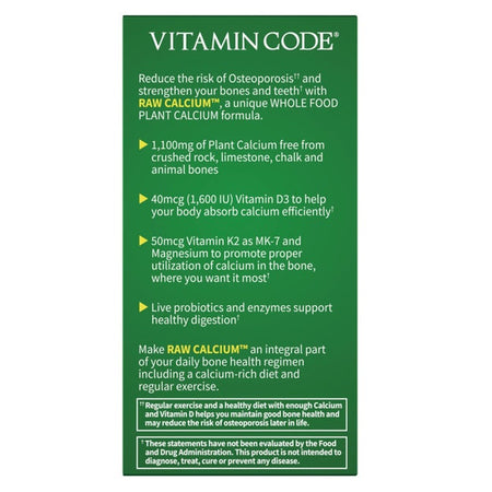 Garden Of Life Vit Code Raw Calcium 120cp-[HealthWay]