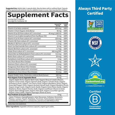 Garden Of Life Raw One Men 75cp-[HealthWay]