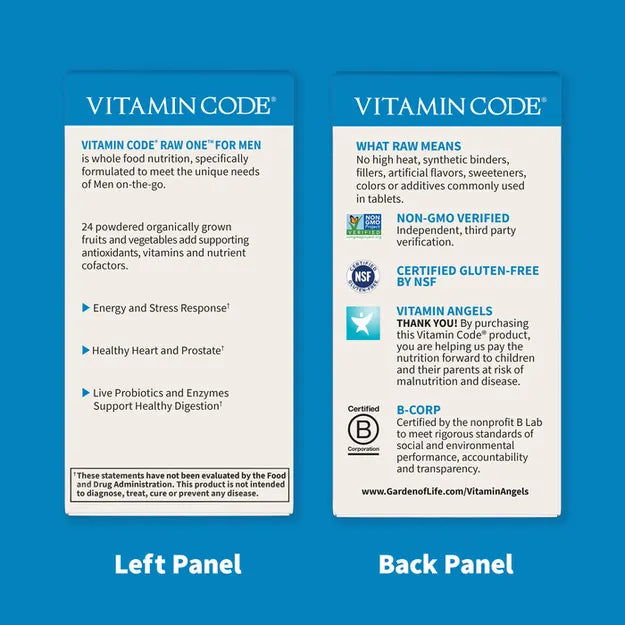 Garden Of Life Raw One Men 75cp-[HealthWay]