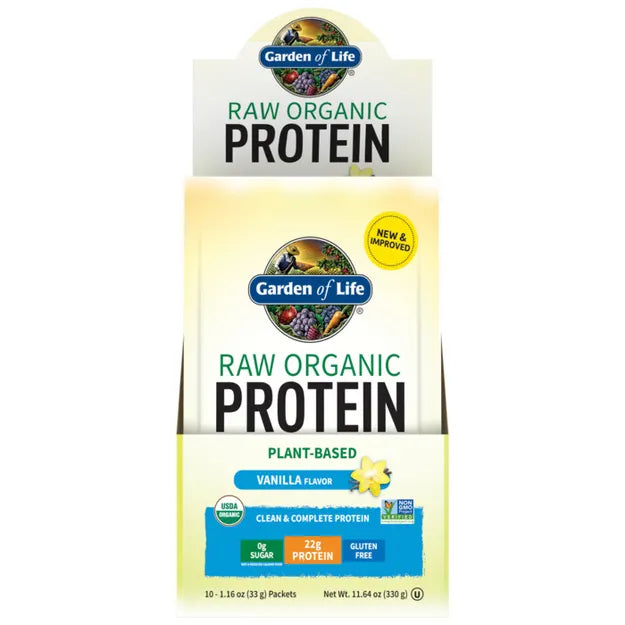 Garden of Life Raw Protein Vanilla Pkt-[HealthWay]